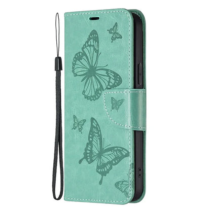 For Xiaomi Redmi Note 13 Pro 4G / Poco M6 Pro 4G Leather Case Butterfly Pattern Magnetic Folio Phone Cover