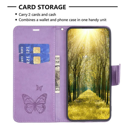 For Xiaomi Redmi Note 13 Pro 4G / Poco M6 Pro 4G Leather Case Butterfly Pattern Magnetic Folio Phone Cover