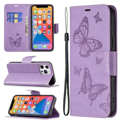 For Xiaomi Redmi Note 13 Pro 4G / Poco M6 Pro 4G Leather Case Butterfly Pattern Magnetic Folio Phone Cover