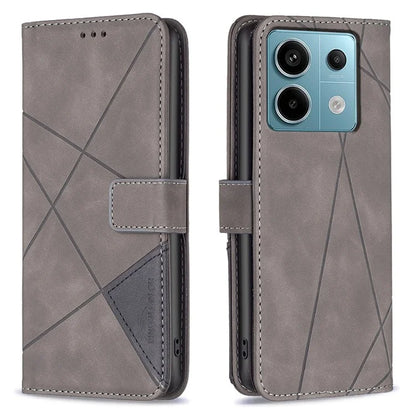 BINFEN COLOR BF05 For Xiaomi Redmi Note 13 Pro 4G / Poco M6 Pro 4G Phone Case PU Leather Protective Cover Wallet