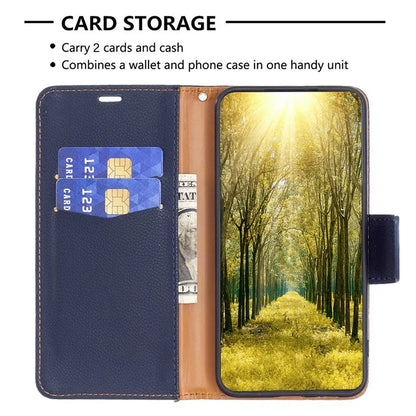 For Xiaomi Redmi Note 13 Pro 4G / Poco M6 Pro 4G Wallet Phone Case Litchi Texture Solid Color Cover