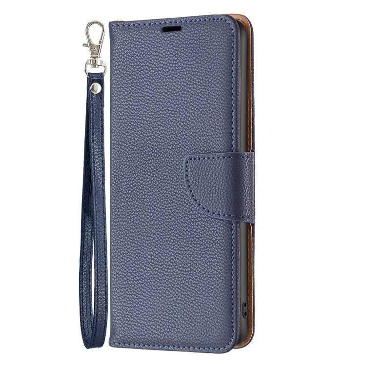 For Xiaomi Redmi Note 13 Pro 4G / Poco M6 Pro 4G Wallet Phone Case Litchi Texture Solid Color Cover