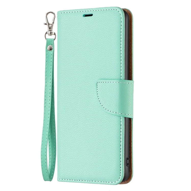 For Xiaomi Redmi Note 13 Pro 4G / Poco M6 Pro 4G Wallet Phone Case Litchi Texture Solid Color Cover