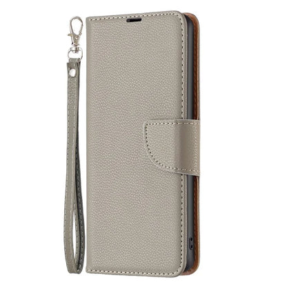 For Xiaomi Redmi Note 13 Pro 4G / Poco M6 Pro 4G Wallet Phone Case Litchi Texture Solid Color Cover