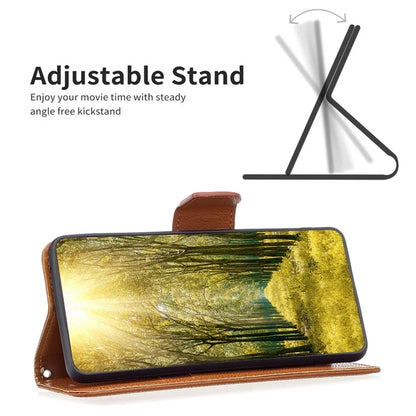 For Xiaomi Redmi Note 13 Pro 4G / Poco M6 Pro 4G Wallet Phone Case Litchi Texture Solid Color Cover