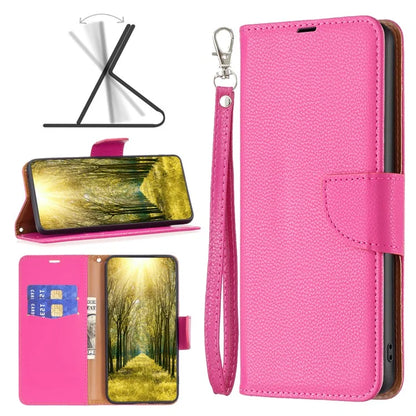 For Xiaomi Redmi Note 13 Pro 4G / Poco M6 Pro 4G Wallet Phone Case Litchi Texture Solid Color Cover