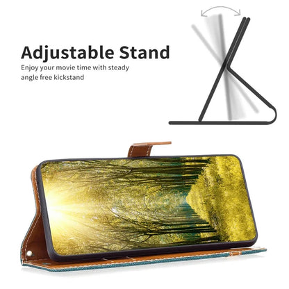 For Xiaomi Redmi Note 13 Pro 4G / Poco M6 Pro 4G Leather Wallet Case Jeans Cloth Texture Protective Cover