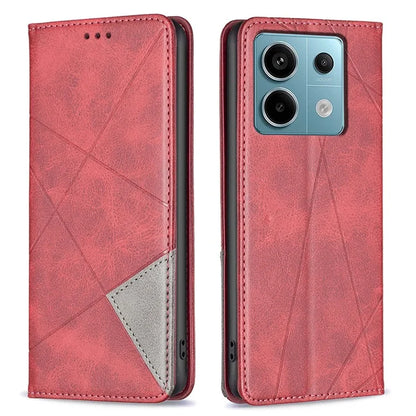 For Xiaomi Redmi Note 13 Pro 4G / Poco M6 Pro 4G Case PU Leather Card Slots Flip Phone Cover