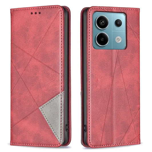 For Xiaomi Redmi Note 13 Pro 4G / Poco M6 Pro 4G Case PU Leather Card Slots Flip Phone Cover