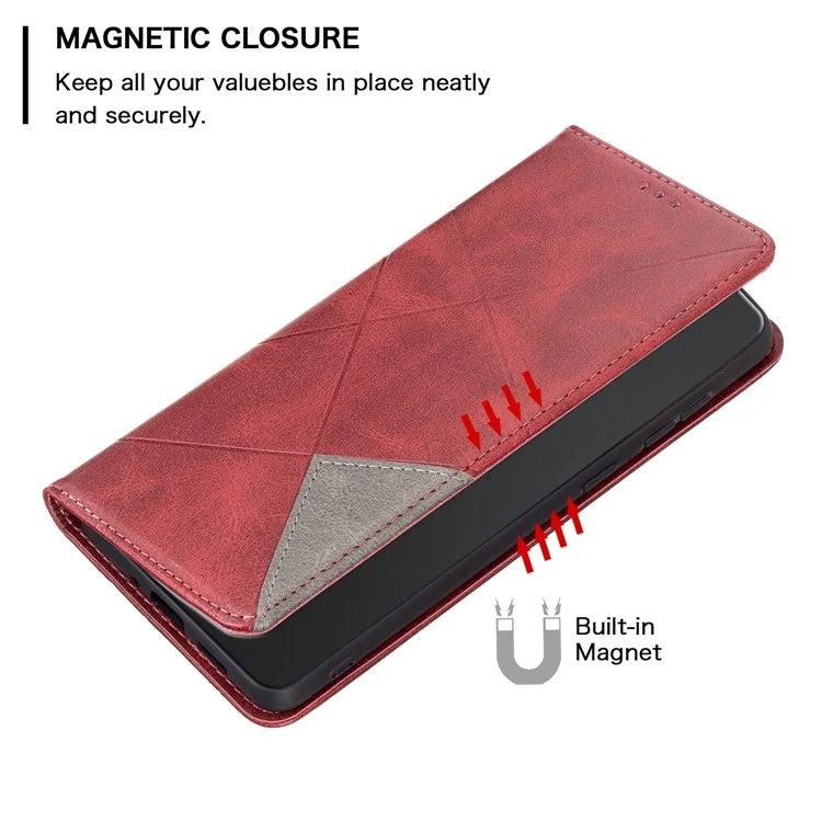 For Xiaomi Redmi Note 13 Pro 4G / Poco M6 Pro 4G Case PU Leather Card Slots Flip Phone Cover