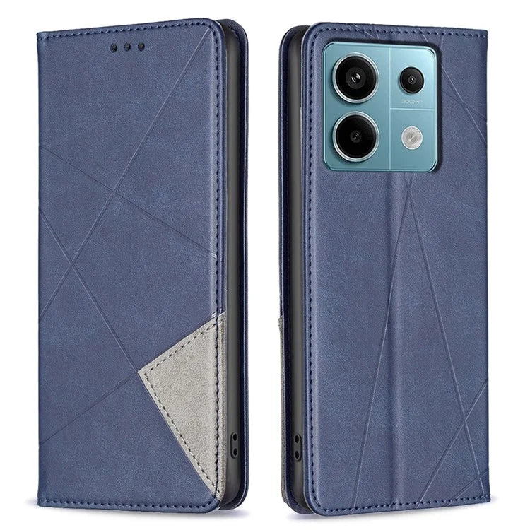 For Xiaomi Redmi Note 13 Pro 4G / Poco M6 Pro 4G Case PU Leather Card Slots Flip Phone Cover