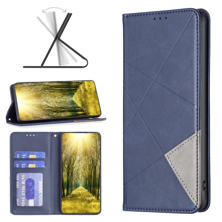 For Xiaomi Redmi Note 13 Pro 4G / Poco M6 Pro 4G Case PU Leather Card Slots Flip Phone Cover