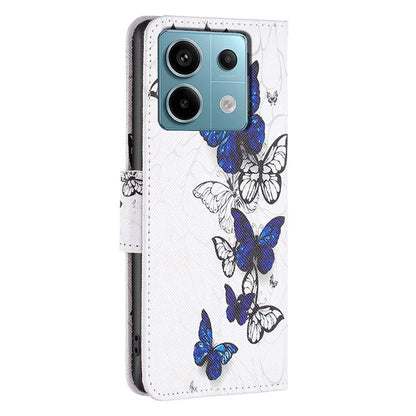 For Xiaomi Redmi Note 13 Pro 4G / Poco M6 Pro 4G Protective Folio Case Pattern Printing Leather Cover