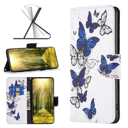 For Xiaomi Redmi Note 13 Pro 4G / Poco M6 Pro 4G Protective Folio Case Pattern Printing Leather Cover