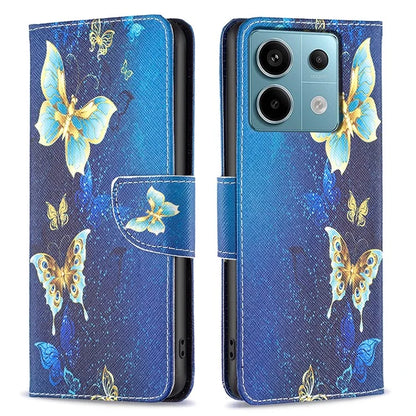 For Xiaomi Redmi Note 13 Pro 4G / Poco M6 Pro 4G Protective Folio Case Pattern Printing Leather Cover