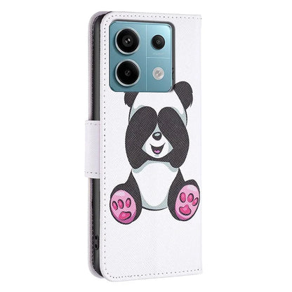 For Xiaomi Redmi Note 13 Pro 4G / Poco M6 Pro 4G Protective Folio Case Pattern Printing Leather Cover