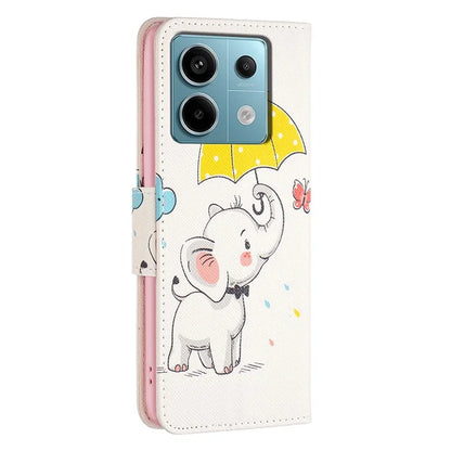 For Xiaomi Redmi Note 13 Pro 4G / Poco M6 Pro 4G Protective Folio Case Pattern Printing Leather Cover