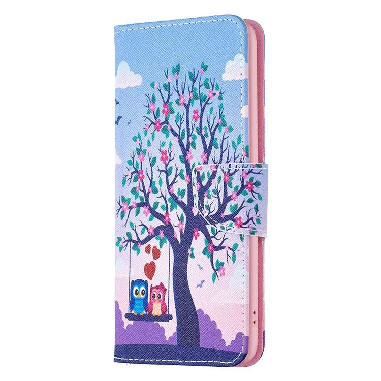 For Xiaomi Redmi Note 13 Pro 4G / Poco M6 Pro 4G Protective Folio Case Pattern Printing Leather Cover