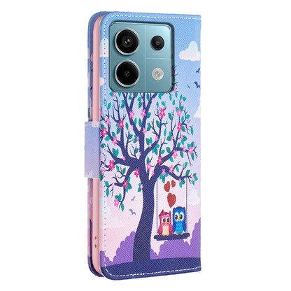 For Xiaomi Redmi Note 13 Pro 4G / Poco M6 Pro 4G Protective Folio Case Pattern Printing Leather Cover