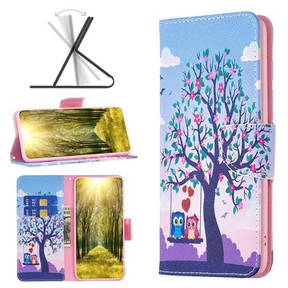 For Xiaomi Redmi Note 13 Pro 4G / Poco M6 Pro 4G Protective Folio Case Pattern Printing Leather Cover