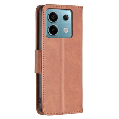 For Xiaomi Redmi Note 13 Pro 4G / Poco M6 Pro 4G Leather Case Stand View Folio Flip Phone Cover