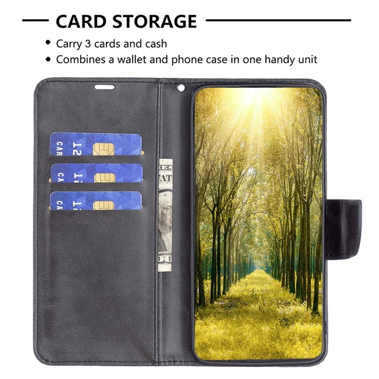 For Xiaomi Redmi Note 13 Pro 4G / Poco M6 Pro 4G Leather Case Stand View Folio Flip Phone Cover