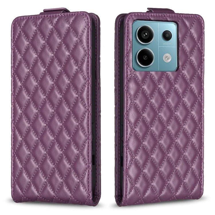 BF30 For Xiaomi Redmi Note 13 Pro 4G / Poco M6 Pro 4G Vertical Flip Case Card Slots Protective Phone Cover