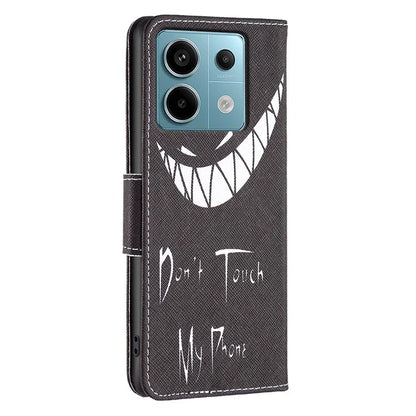 For Xiaomi Redmi Note 13 Pro 4G / Poco M6 Pro 4G Flip Wallet Phone Case Pattern Printing Leather Cover
