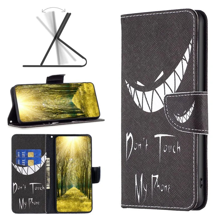 For Xiaomi Redmi Note 13 Pro 4G / Poco M6 Pro 4G Flip Wallet Phone Case Pattern Printing Leather Cover