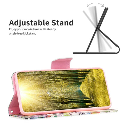 For Xiaomi Redmi Note 13 Pro 4G / Poco M6 Pro 4G Flip Wallet Phone Case Pattern Printing Leather Cover