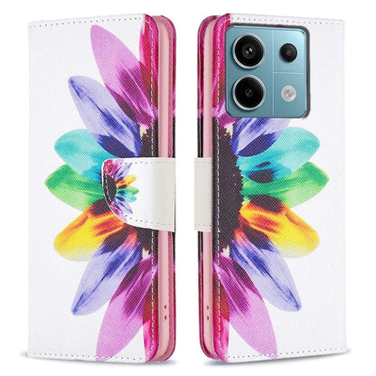 For Xiaomi Redmi Note 13 Pro 4G / Poco M6 Pro 4G Flip Wallet Phone Case Pattern Printing Leather Cover