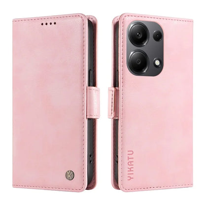 YIKATU YK-007 For Xiaomi Redmi Note 13 Pro 4G / Poco M6 Pro 4G Case Wallet Leather Phone Cover