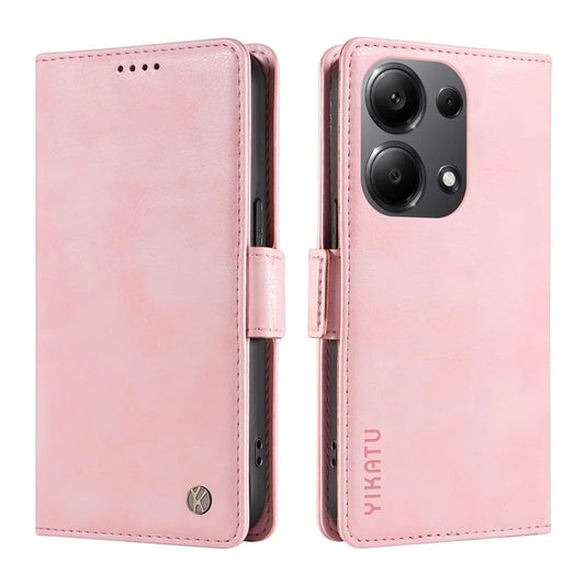 YIKATU YK-007 For Xiaomi Redmi Note 13 Pro 4G / Poco M6 Pro 4G Case Wallet Leather Phone Cover