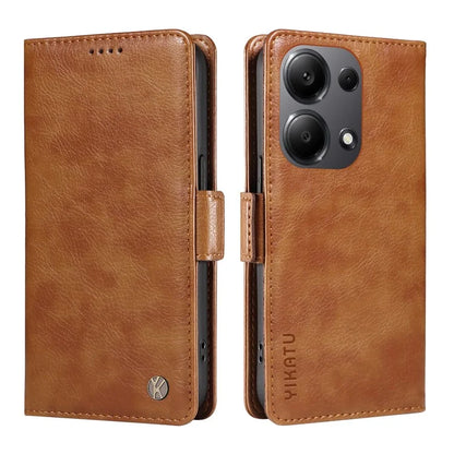 YIKATU YK-007 For Xiaomi Redmi Note 13 Pro 4G / Poco M6 Pro 4G Case Wallet Leather Phone Cover