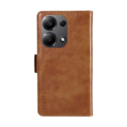 YIKATU YK-007 For Xiaomi Redmi Note 13 Pro 4G / Poco M6 Pro 4G Case Wallet Leather Phone Cover