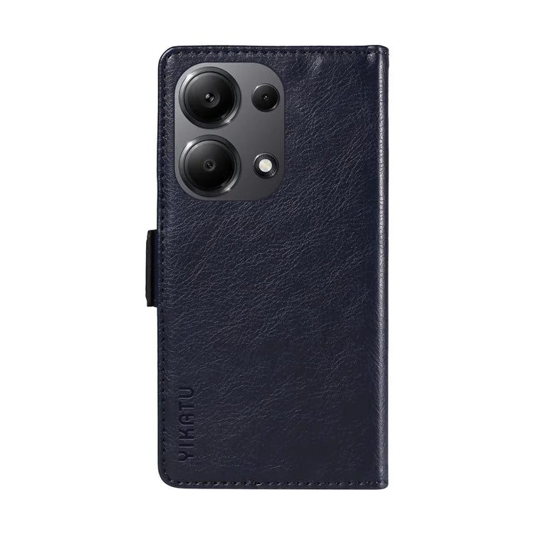 YIKATU YK-007 For Xiaomi Redmi Note 13 Pro 4G / Poco M6 Pro 4G Case Wallet Leather Phone Cover