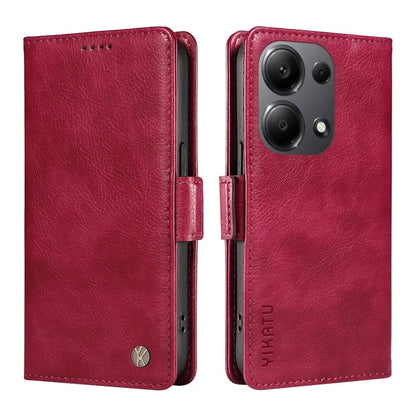 YIKATU YK-007 For Xiaomi Redmi Note 13 Pro 4G / Poco M6 Pro 4G Case Wallet Leather Phone Cover