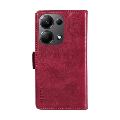 YIKATU YK-007 For Xiaomi Redmi Note 13 Pro 4G / Poco M6 Pro 4G Case Wallet Leather Phone Cover
