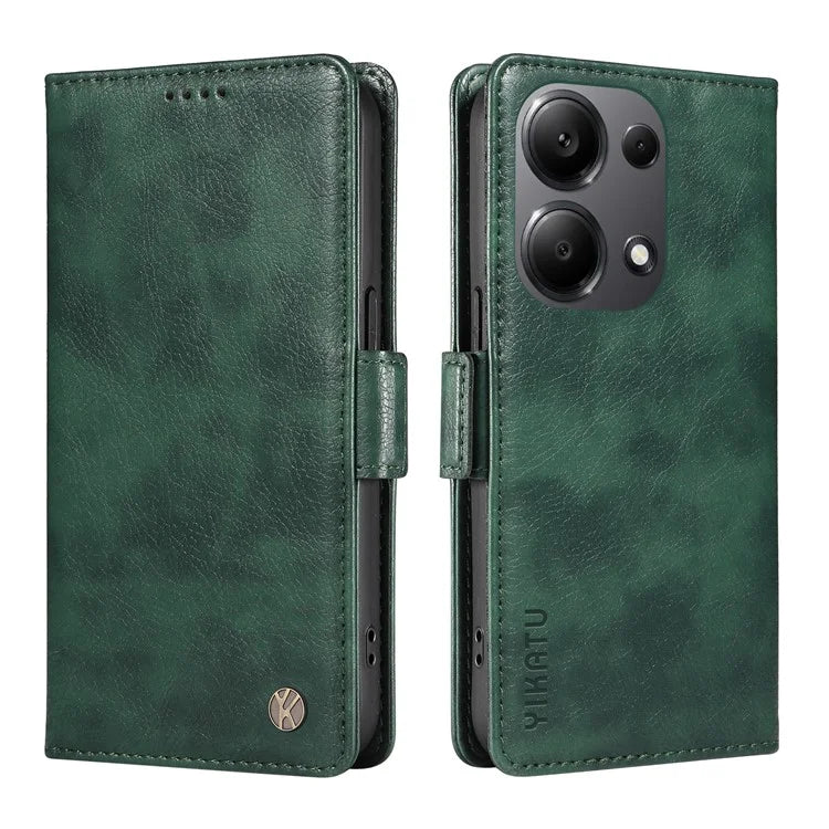 YIKATU YK-007 For Xiaomi Redmi Note 13 Pro 4G / Poco M6 Pro 4G Case Wallet Leather Phone Cover
