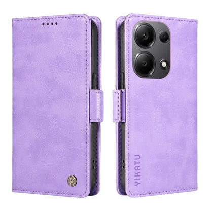 YIKATU YK-007 For Xiaomi Redmi Note 13 Pro 4G / Poco M6 Pro 4G Case Wallet Leather Phone Cover