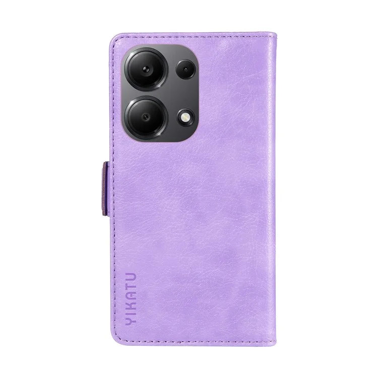 YIKATU YK-007 For Xiaomi Redmi Note 13 Pro 4G / Poco M6 Pro 4G Case Wallet Leather Phone Cover