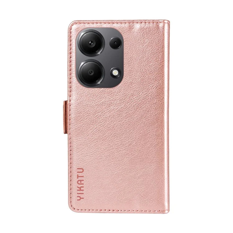 YIKATU YK-007 For Xiaomi Redmi Note 13 Pro 4G / Poco M6 Pro 4G Case Wallet Leather Phone Cover