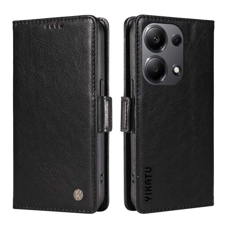 YIKATU YK-007 For Xiaomi Redmi Note 13 Pro 4G / Poco M6 Pro 4G Case Wallet Leather Phone Cover
