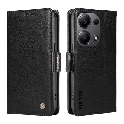 YIKATU YK-007 For Xiaomi Redmi Note 13 Pro 4G / Poco M6 Pro 4G Case Wallet Leather Phone Cover