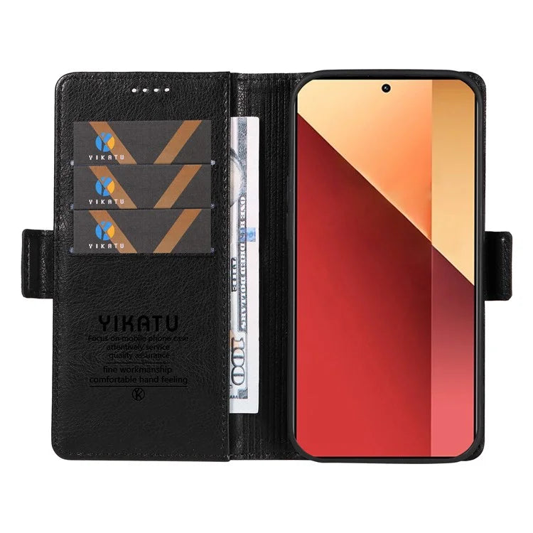 YIKATU YK-007 For Xiaomi Redmi Note 13 Pro 4G / Poco M6 Pro 4G Case Wallet Leather Phone Cover
