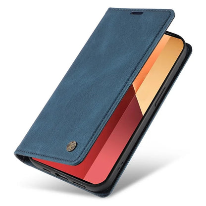 YIKATU YK-004 For Xiaomi Redmi Note 13 Pro 4G / Poco M6 Pro 4G Case Leather Skin-touch Phone Cover