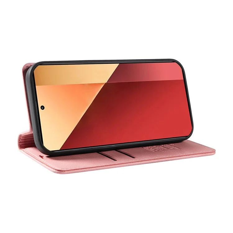 YIKATU YK-004 For Xiaomi Redmi Note 13 Pro 4G / Poco M6 Pro 4G Case Leather Skin-touch Phone Cover