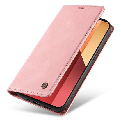 YIKATU YK-004 For Xiaomi Redmi Note 13 Pro 4G / Poco M6 Pro 4G Case Leather Skin-touch Phone Cover