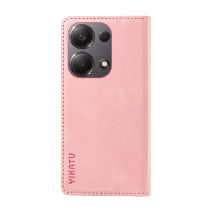 YIKATU YK-004 For Xiaomi Redmi Note 13 Pro 4G / Poco M6 Pro 4G Case Leather Skin-touch Phone Cover