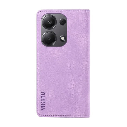 YIKATU YK-004 For Xiaomi Redmi Note 13 Pro 4G / Poco M6 Pro 4G Case Leather Skin-touch Phone Cover